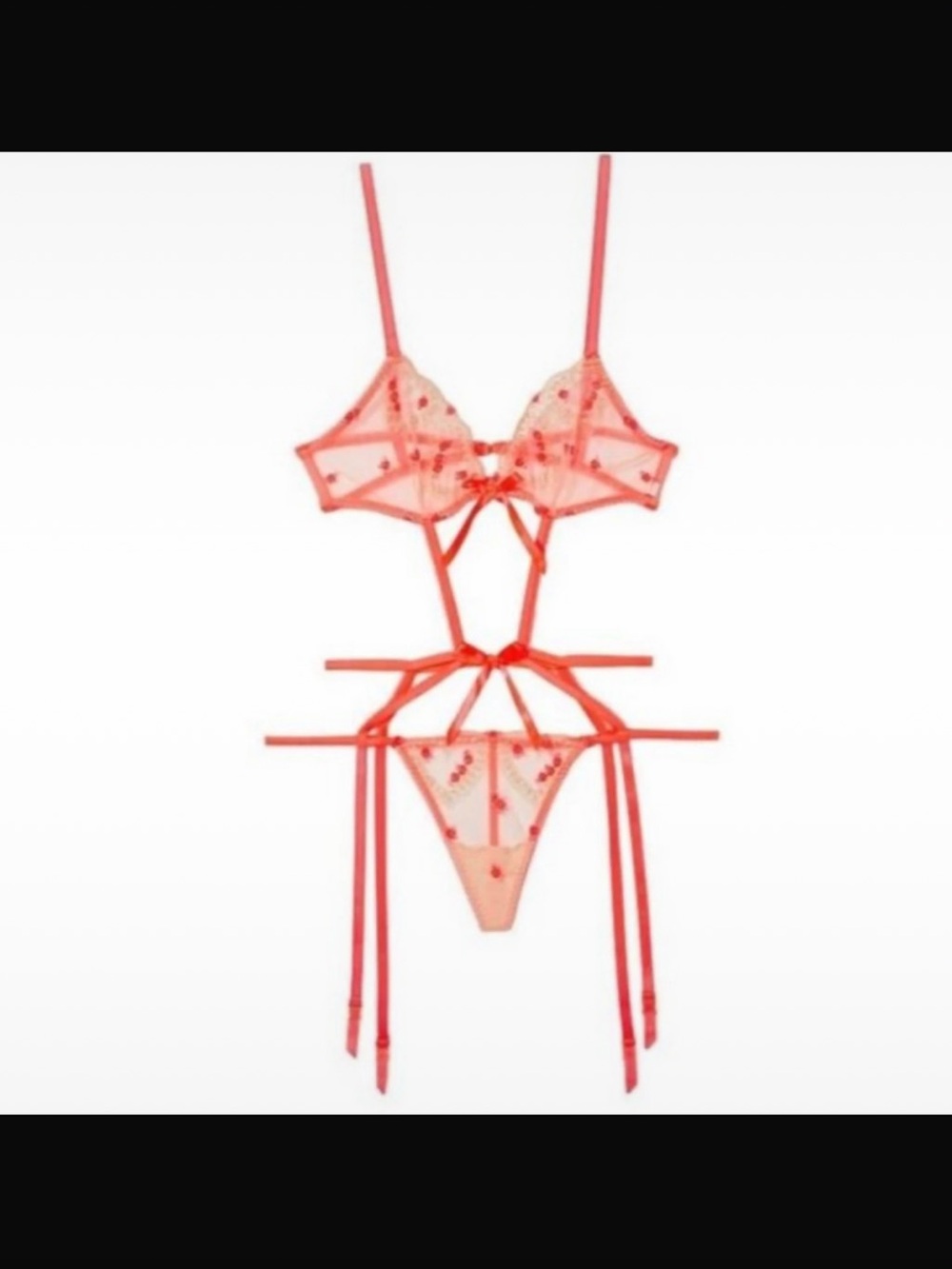 Victoria's Secret Heart Lingerie Set